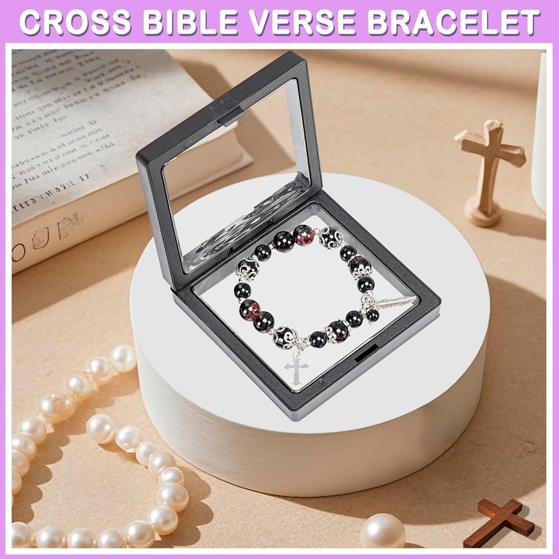 TuErCao Gifts for Christians Bible Bags for Women with Christian Bookmarks, Bible Verse Bracelets, Prayer Scented Candle and Study Supplies with 75 BibleTabs, 12 Highlighters Spiritual Gifts for Mom - Image 4